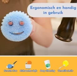 Scrub Daddy - Spons 3 Kleuren - Schoonmaak Spons -Huishoudelijke Schoonmaak 1200x1190 7