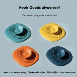 Heuts Goods - Gootsteenzeef - Gootsteenstop - Afvoerzeef - Afvoerstop - Spoelbal - Bad - Douchebak - Keuken - Wasbak - Badkuip - Siliconen - Donkerblauw 17 Heuts Goods - Gootsteenzeef - Gootsteenstop - Afvoerzeef - Afvoerstop - Spoelbal - Bad - Douchebak - Keuken - Wasbak - Badkuip - Siliconen - Donkerblauw -Huishoudelijke Schoonmaak 1200x1196 5