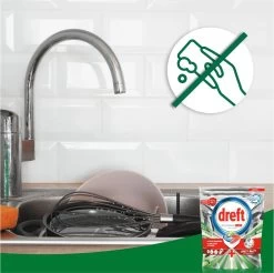 Dreft Platinum Plus All In One Fresh Herbal Breeze - 90 Vaatwascapsules -Huishoudelijke Schoonmaak 1200x1197 11