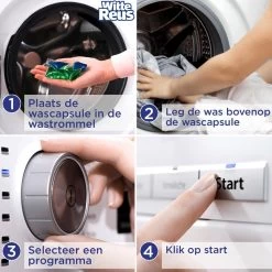 Witte Reus Power Caps Wascapsules - Wasmiddel Capsules - Voordeelverpakking - 52 Wasbeurten -Huishoudelijke Schoonmaak 1200x1200 10