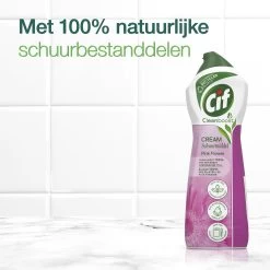 Cif CleanBoost Cream Pink Schuurmiddel - 8 X 750 Ml - Voordeelverpakking -Huishoudelijke Schoonmaak 1200x1200 1027