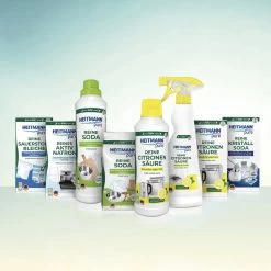 HEITMANN Pure Ontkalker- Citroenzuur Ontkalker, Natuurvriendelijke Kalkreiniger Voor Een Hygiënische Reiniging - Poeder, 1x 350 G -Huishoudelijke Schoonmaak 1200x1200 1032