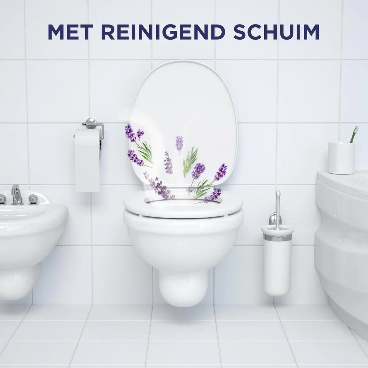 Glorix Power 5 Toiletblokken - Lavendel - 9 Stuks - Voordeelverpakking 8 Glorix Power 5 Toiletblokken - Lavendel - 9 Stuks - Voordeelverpakking - Afbeelding 8