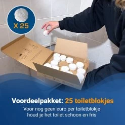 Witte Toiletblokjes Voor Inbouwreservoir Voor O.a Geberit En Grohe - 25 Stuks - Met Lavendel - Vlekvrij - Stortbakblokjes -Huishoudelijke Schoonmaak 1200x1200 1146