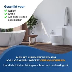 Witte Toiletblokjes Voor Inbouwreservoir Voor O.a Geberit En Grohe - 25 Stuks - Met Lavendel - Vlekvrij - Stortbakblokjes -Huishoudelijke Schoonmaak 1200x1200 1147