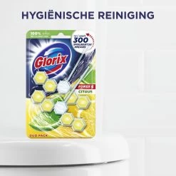 Glorix Power 5 Toiletblokken - Citroen - 7 X 2 Stuks - Voordeelverpakking -Huishoudelijke Schoonmaak 1200x1200 1162