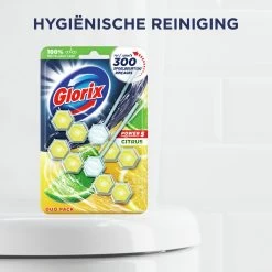 Glorix Power 5 Toiletblokken - Citroen - 7 X 2 Stuks - Voordeelverpakking -Huishoudelijke Schoonmaak 1200x1200 1167