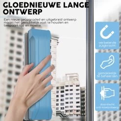 Thuys Magnetische Ramenwasser - Raamwisser Met Touw - Enkel Glas - Ramenreiniger Inclusief Reinigingspads - 3-8mm - Ramenwisser - Blauw -Huishoudelijke Schoonmaak 1200x1200 1275