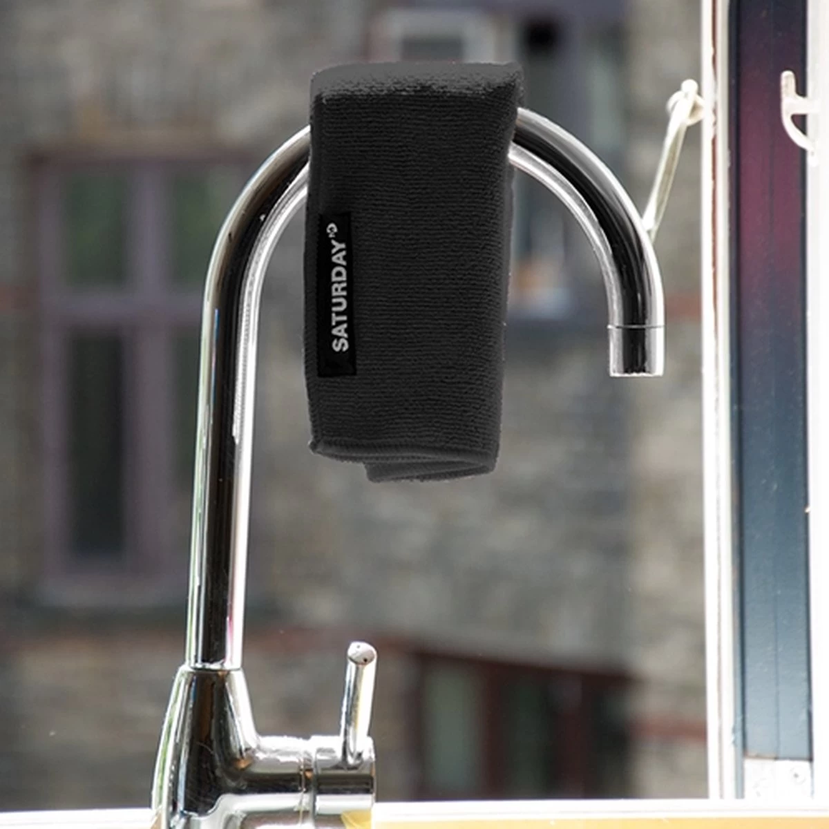 Klud Microvezel Vaatdoekjes - Set Van 7 - Zwart 2 Klud Microvezel Vaatdoekjes - Set Van 7 - Zwart - Afbeelding 2