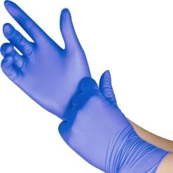 IVROU® Nitril Handschoenen - 100 Stuks Wegwerp Handschoenen - Poeder Vrij, Latex Vrij - Maat: M - Violet Blauw -Huishoudelijke Schoonmaak 1200x1200 1321