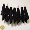 Kitchen Lab Co.® Microvezeldoekjes Zwart - Dagelijks Doekje Set 7 Stuks - 30x30cm - Gelabeld Met Weekdagen - Vaatdoekjes Microvezel