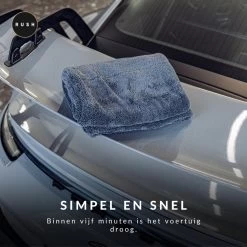 RUSH Microvezeldoek - Droogdoek - Auto Wassen - Auto & Motor - 50 X 80 Cm - 1200GSM -Huishoudelijke Schoonmaak 1200x1200 1346