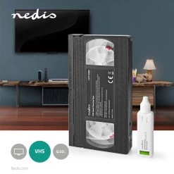 Nedis VHS-Reinigingscassette - 20 Ml - VHS-Koppen - Zwart -Huishoudelijke Schoonmaak 1200x1200 1356