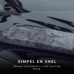 RUSH Microvezeldoek - Droogdoek - Auto Wassen - Auto & Motor - 60 X 80 Cm - 600GSM -Huishoudelijke Schoonmaak 1200x1200 1388