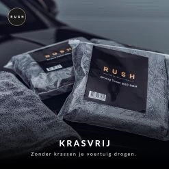 RUSH Microvezeldoek - Droogdoek - Auto Wassen - Auto & Motor - 60 X 80 Cm - 600GSM -Huishoudelijke Schoonmaak 1200x1200 1389