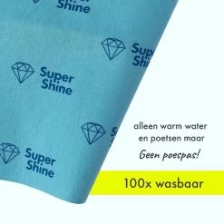Super Shine Microvezel Schoonmaakdoek - Large - 40 X 35 Cm - Wasbaar - Supersterk - Hygiënisch -Huishoudelijke Schoonmaak 1200x1200 1397
