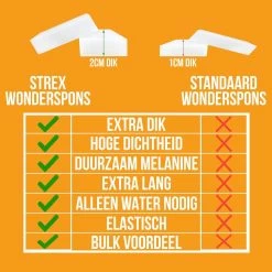 24x Wonderspons | Schoonmaakspons | Sponsjes | Magic Eraser | Wondersponzen | Alle Oppervlakken | Vlekken Verwijderen | Melamine Spons -Huishoudelijke Schoonmaak 1200x1200 1402