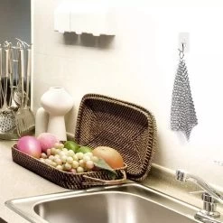 LOUZIR RVS Gietijzer Cleaner Voor Pannen - Metalen Borstel- Scrubmat- Zilver 17 LOUZIR RVS Gietijzer Cleaner Voor Pannen - Metalen Borstel- Scrubmat- Zilver -Huishoudelijke Schoonmaak 1200x1200 1406