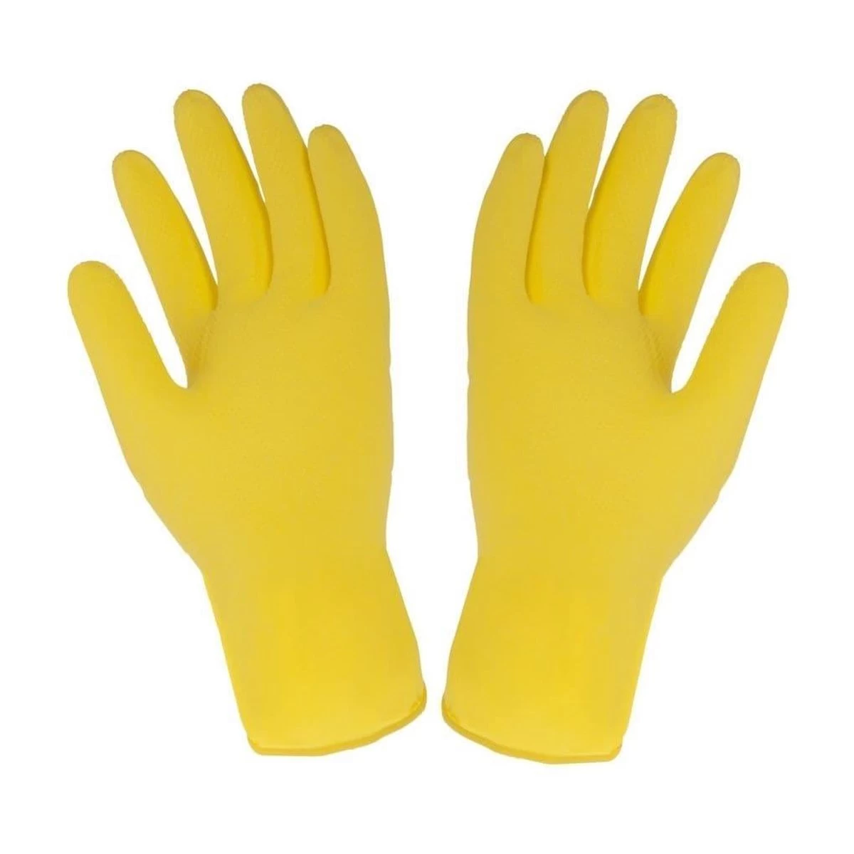 Multy Luxe Huishoudhandschoenen Maat L - Natuurlatex Met Kantoenen Vlokvoering - Anti Slip - Rubberen Handschoenen - Waterdicht - Natuurlijk Latex - Maat L 3 Multy Luxe Huishoudhandschoenen Maat L - Natuurlatex Met Kantoenen Vlokvoering - Anti Slip - Rubberen Handschoenen - Waterdicht - Natuurlijk Latex - Maat L - Afbeelding 3