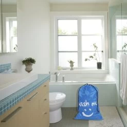 Wonair - Waszakken Voor Wasgoed - 60x90cm - Hemelsblauw - Met Trekkoord -Huishoudelijke Schoonmaak 1200x1200 260