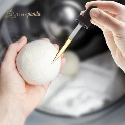 Merkloos Droger Ballen XL 8 Stuks – Zero Waste Dryer Balls - Duurzaam – Wasverzachter – Herbruikbare Drogerballen – Droogt De Was Sneller – Tiny Panda -Huishoudelijke Schoonmaak 1200x1200 282