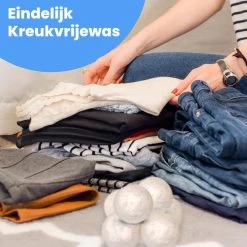 DRYQUICK Drogerballen- Wasbollen- Duurzaam Schapenwol - Herbruikbaar- 6 XL Wasballen Wit -Huishoudelijke Schoonmaak 1200x1200 286