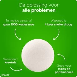 Drogerballen - Droogballen Voor Wasdrogers - Wasdrogerballen, Wasbollen & Wasballen - 100% Diervriendelijk, Duurzaam & Herbruikbaar - Duurzaam Cadeau - Energie Besparen - RWS Wol & Zero Waste - 6 Stuks Van Zivanto -Huishoudelijke Schoonmaak 1200x1200 296