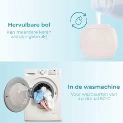 FAVE Doseerbol - Wasbollen - Drogerbollen - Transparant - Doseerdop - 230ml - 1 Stuk - Inclusief E-book 13 FAVE Doseerbol - Wasbollen - Drogerbollen - Transparant - Doseerdop - 230ml - 1 Stuk - Inclusief E-book -Huishoudelijke Schoonmaak 1200x1200 307