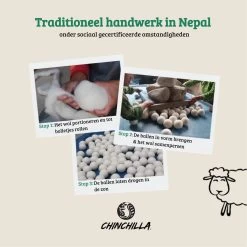 Merkloos Chinchilla® Drogerballen XXL - Set Van 6 Stuks - Herbruikbare Wasdrogerballen - Droogballen - Energiebesparing - Drogerballen Voor Wasdrogers - Wasbollen -Huishoudelijke Schoonmaak 1200x1200 311