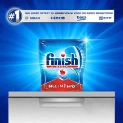 Finish All In 1 Max Regular - Vaatwastabletten - 170 Stuks - Voordeelpak -Huishoudelijke Schoonmaak 1200x1200 347