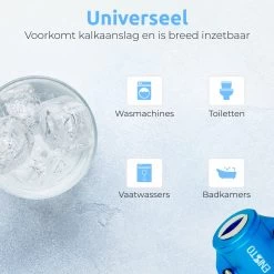 ENISTO® Magnetische Waterontharder Small – Waterontharder Magneet – Douchefilter – Waterontkalker – Waterverzachter – Antikalk – Blauw – RVS -Huishoudelijke Schoonmaak 1200x1200 352