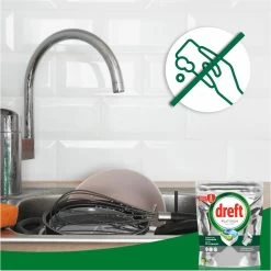 Dreft Platinum All In One Vaatwascapsules Citroen 155 Stuks -Huishoudelijke Schoonmaak 1200x1200 357