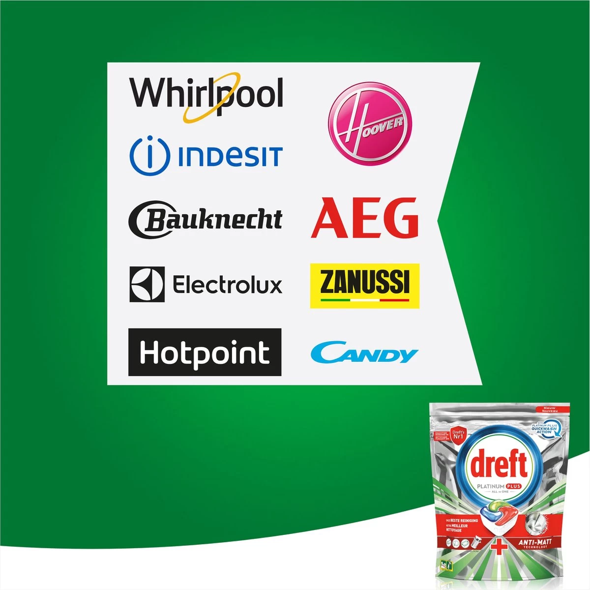 Dreft Platinum Plus All In One Vaatwastabletten - Deep Clean - Voordeelverpakking 4 X 38 Stuks 5 Dreft Platinum Plus All In One Vaatwastabletten - Deep Clean - Voordeelverpakking 4 X 38 Stuks - Afbeelding 5