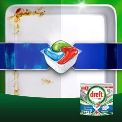 Dreft Platinum Plus All In One Fresh Herbal Breeze - 90 Vaatwascapsules -Huishoudelijke Schoonmaak 1200x1200 442