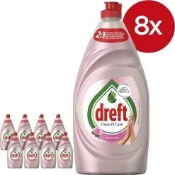 Dreft Clean & Care Rose & Satin Afwasmiddel - 8x780ml - Voordeelverpakking 14 Dreft Clean & Care Rose & Satin Afwasmiddel - 8x780ml - Voordeelverpakking -Huishoudelijke Schoonmaak 1200x1200 469