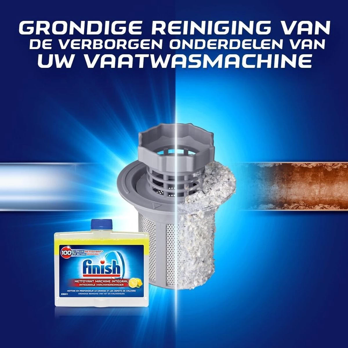 Finish Integrale Machinereiniger Citroen Vaatwasser - 4x 250 ML - Voordeelpak 2 Finish Integrale Machinereiniger Citroen Vaatwasser - 4x 250 ML - Voordeelpak - Afbeelding 2