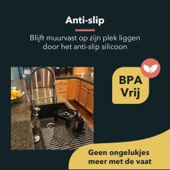 HYP. Afdruiprek Voor Afwas RVS - Pannen Rooster Hittebestendig - Afdruiprooster - Pannenonderzetter - Afkoelrooster - Camping - Rolmat -Huishoudelijke Schoonmaak 1200x1200 528