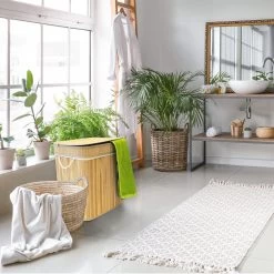 Casa Pura Bamboe Wasmand - Wassorteerder - Wasbox - Met Handvatten - 40 X 30 X 45 Cm -Huishoudelijke Schoonmaak 1200x1200 611