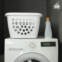 LaundrySpecialist Wasmand Met Soft Grip Handvaten – 35 X 28 X 29 Cm – 28 Liter – Wit 9 LaundrySpecialist Wasmand Met Soft Grip Handvaten – 35 X 28 X 29 Cm – 28 Liter – Wit -Huishoudelijke Schoonmaak 1200x1200 632