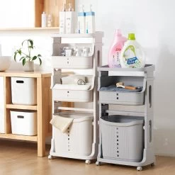 TammaT - Wassorteerder - Wasmand 3 Vakken - Wassorteerder 3 Vakken - Wassorteerder Op Wieltjes - Wasmand - Keukentrolley - Badkamerrek - 43x29x105cm 9 TammaT - Wassorteerder - Wasmand 3 Vakken - Wassorteerder 3 Vakken - Wassorteerder Op Wieltjes - Wasmand - Keukentrolley - Badkamerrek - 43x29x105cm -Huishoudelijke Schoonmaak 1200x1200 635