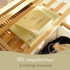 Cosmeau Wasmiddel Wasstrips 60 Wasbeurten Lentefris Wasvellen Wasdoekjes Detergent Sheets Eco Laundry Strips Wasdoekjes Biologisch - Cosmo Cosmea Kosmo -Huishoudelijke Schoonmaak 1200x1200 64