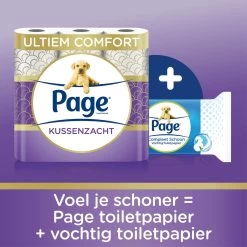 Page Toiletpapier - 32 Rollen - Kussenzacht Wc Papier (3-laags) - Voordeelverpakking -Huishoudelijke Schoonmaak 1200x1200 656