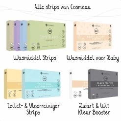 Cosmeau Wasmiddel Wasstrips 60 Wasbeurten Lentefris Wasvellen Wasdoekjes Detergent Sheets Eco Laundry Strips Wasdoekjes Biologisch - Cosmo Cosmea Kosmo -Huishoudelijke Schoonmaak 1200x1200 69