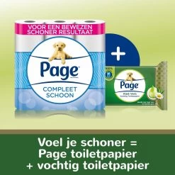 Page Vochtig Toiletpapier - 6 X 74 Stuks - Aloë Vera Maxi Vochtig Wc Papier - Voordeelverpakking -Huishoudelijke Schoonmaak 1200x1200 702