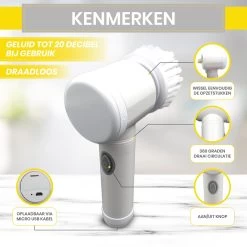 Lenga Elektrische Schoonmaakborstel - 5 In 1 Borstel - Oplaadbaar - Wasborstel - Schoonmaakmiddelen - Schrobborstels -Huishoudelijke Schoonmaak 1200x1200 706