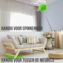 Strex Telescopische Plumeau Set Met Telescoopsteel - 60 Tot 140 Cm - Uitschuifbaar - Flexibel - Microvezel Ragebol - 5-Delige Schoonmaak Set -Huishoudelijke Schoonmaak 1200x1200 734