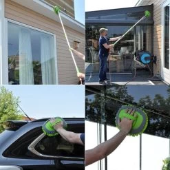 PROPLUS Pro Plus Wasborstel Chenille - Telescopische Steel - Uitschuifbaar Tot 2.50 Meter -Huishoudelijke Schoonmaak 1200x1200 795