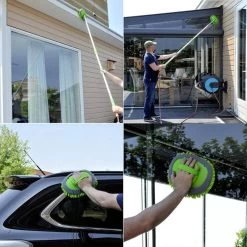 PROPLUS Pro Plus Wasborstel Chenille - Telescopische Steel - Uitschuifbaar Tot 2.50 Meter -Huishoudelijke Schoonmaak 1200x1200 796