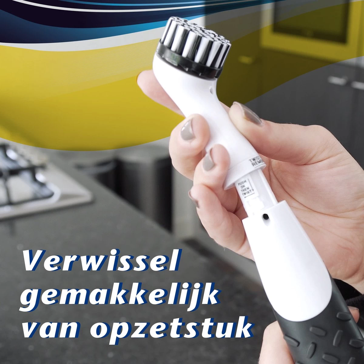 CleanRite® Multi Scrubber - Schoonmaakborstel Voor Auto, Fornuis, Tegels En Voegen 7 CleanRite® Multi Scrubber - Schoonmaakborstel Voor Auto, Fornuis, Tegels En Voegen - Afbeelding 7