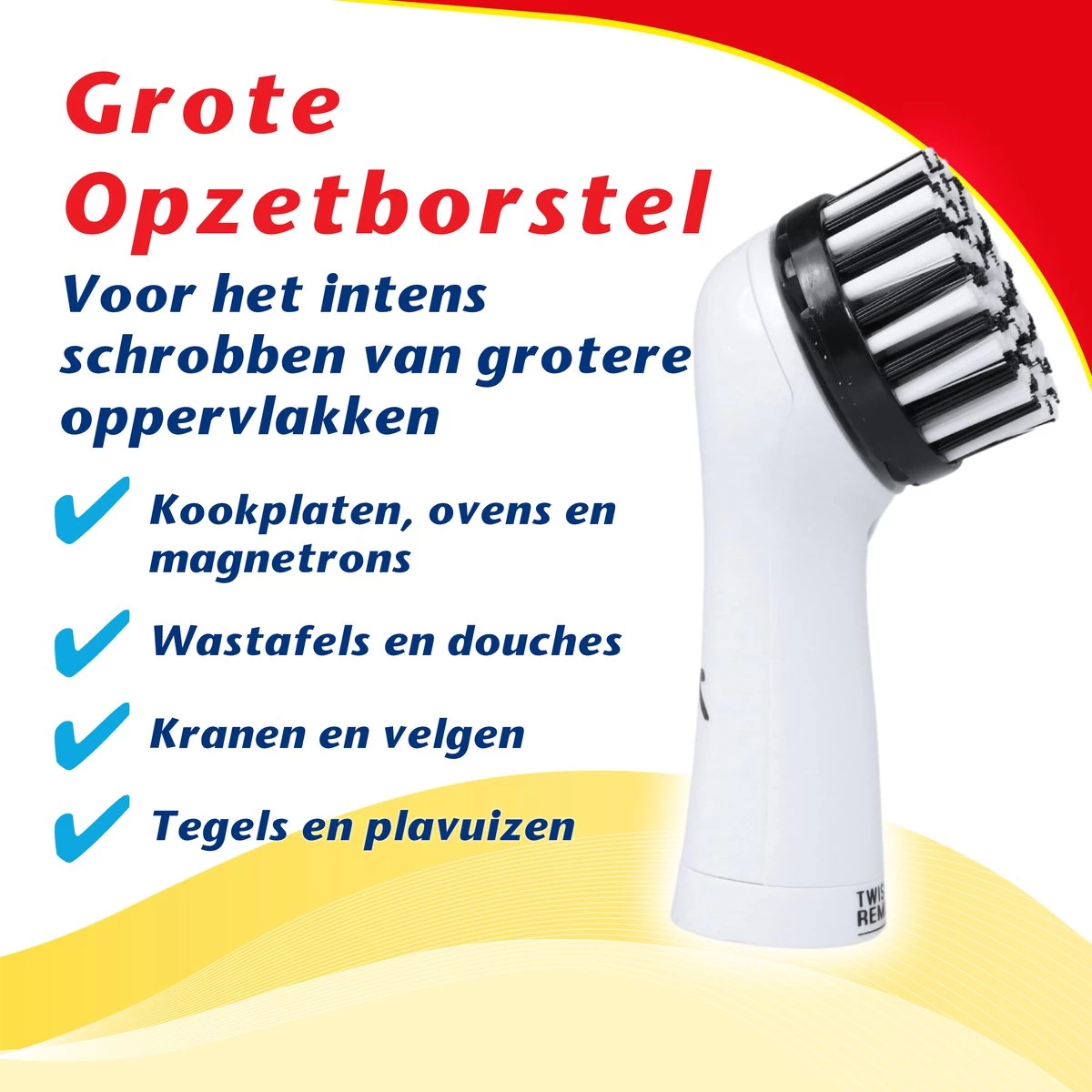 CleanRite® Multi Scrubber - Schoonmaakborstel Voor Auto, Fornuis, Tegels En Voegen 8 CleanRite® Multi Scrubber - Schoonmaakborstel Voor Auto, Fornuis, Tegels En Voegen - Afbeelding 8